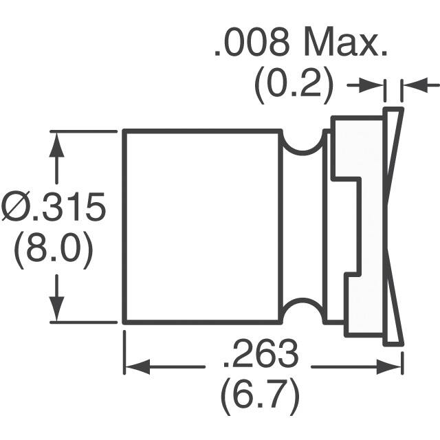 RPS0G331MCN1GS Nichicon  Condensateurs aluminium-polymère